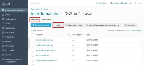 DNS szolgáltatás letiltása